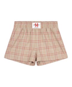 SPORTY CHECK dames korte broek beige