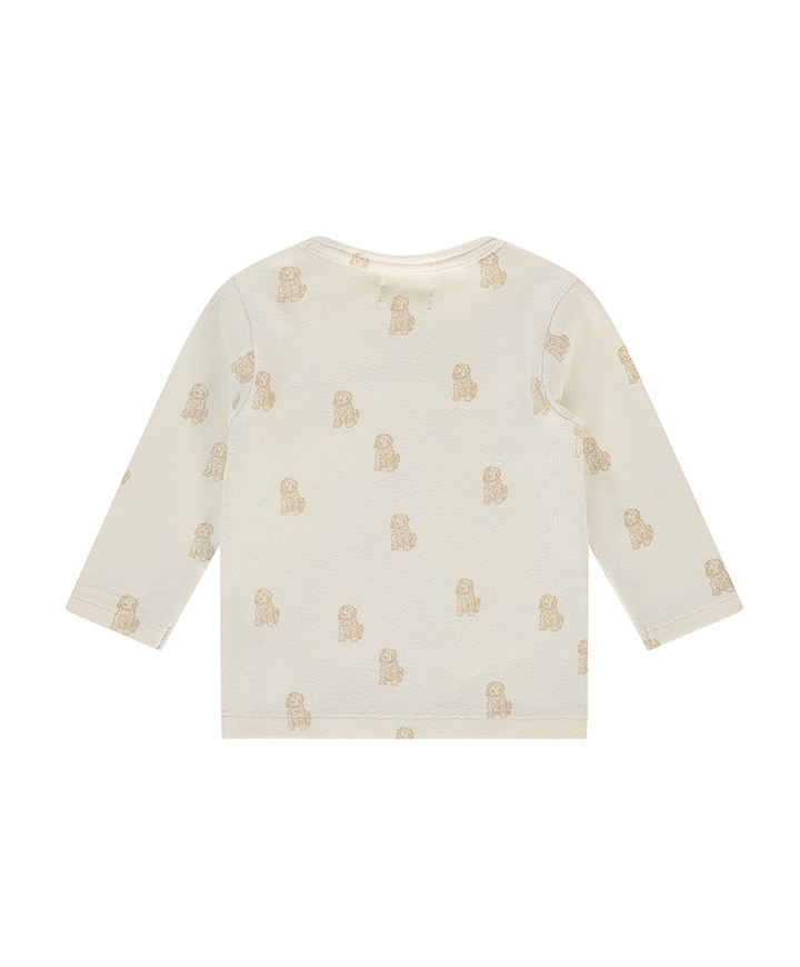 Uniseks longsleeve ecru