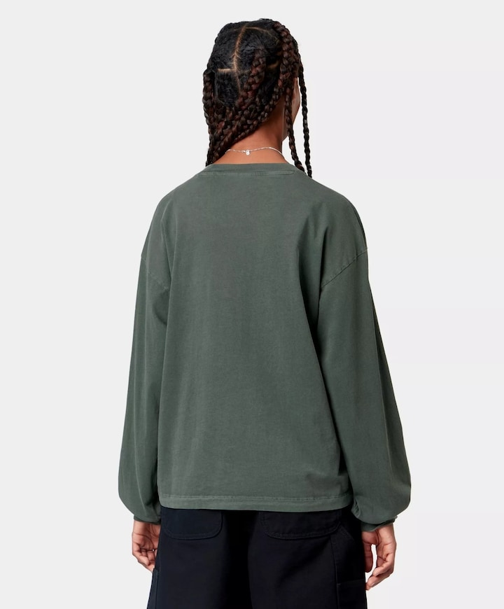 Dames longsleeve groen