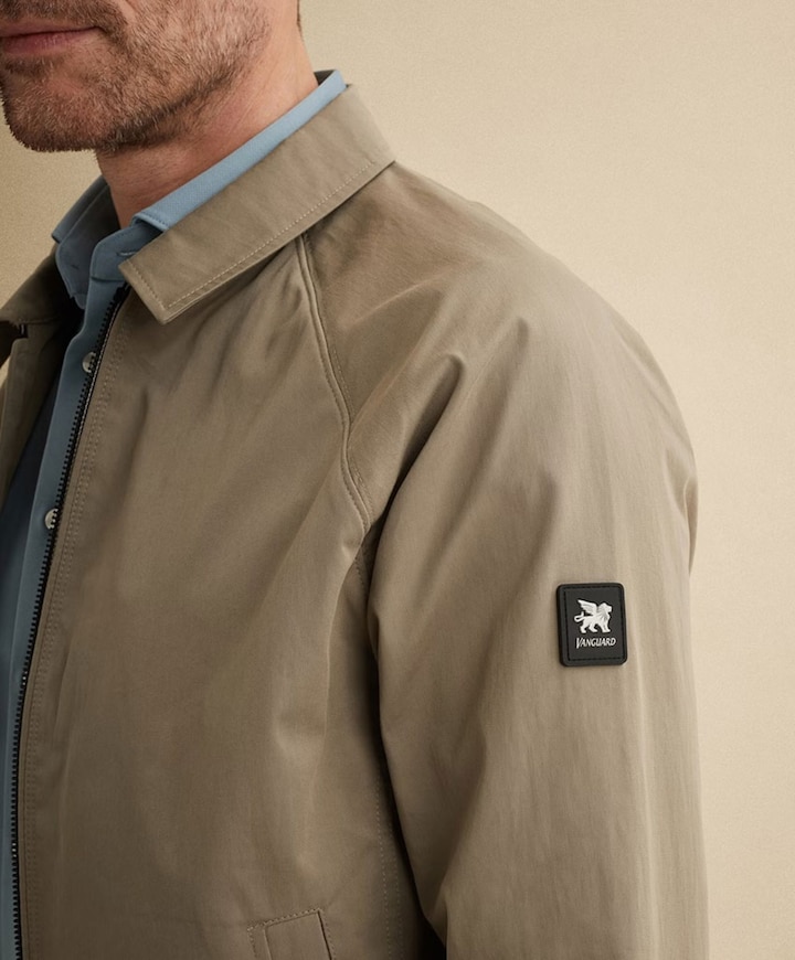 Heren jas beige