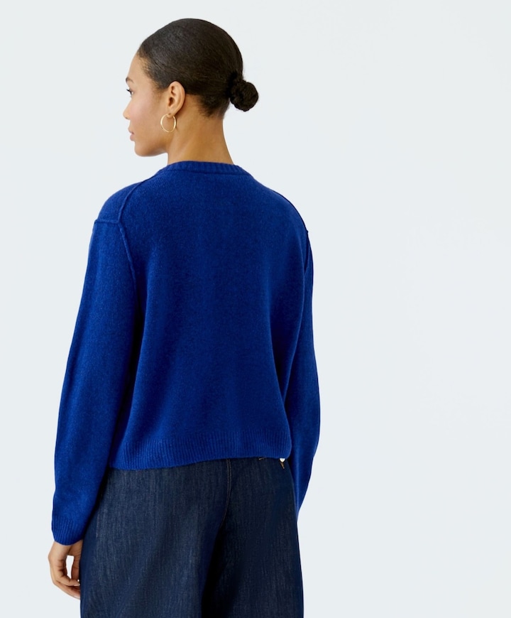 Dames vest blauw