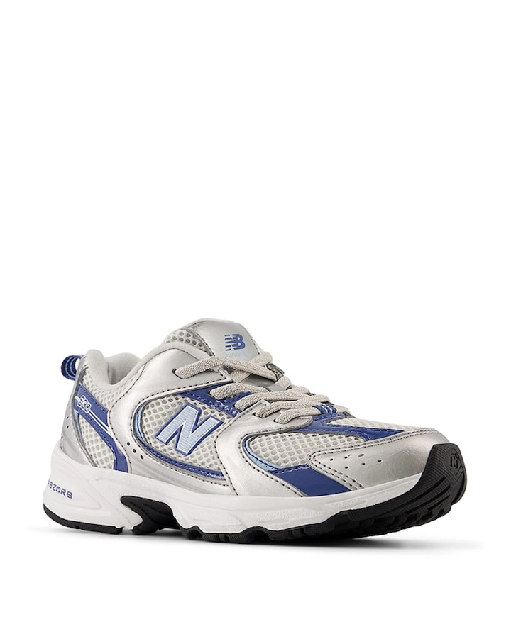 530 bungee lace uniseks sneakers  zilver