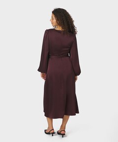 Dames jurk bordeaux
