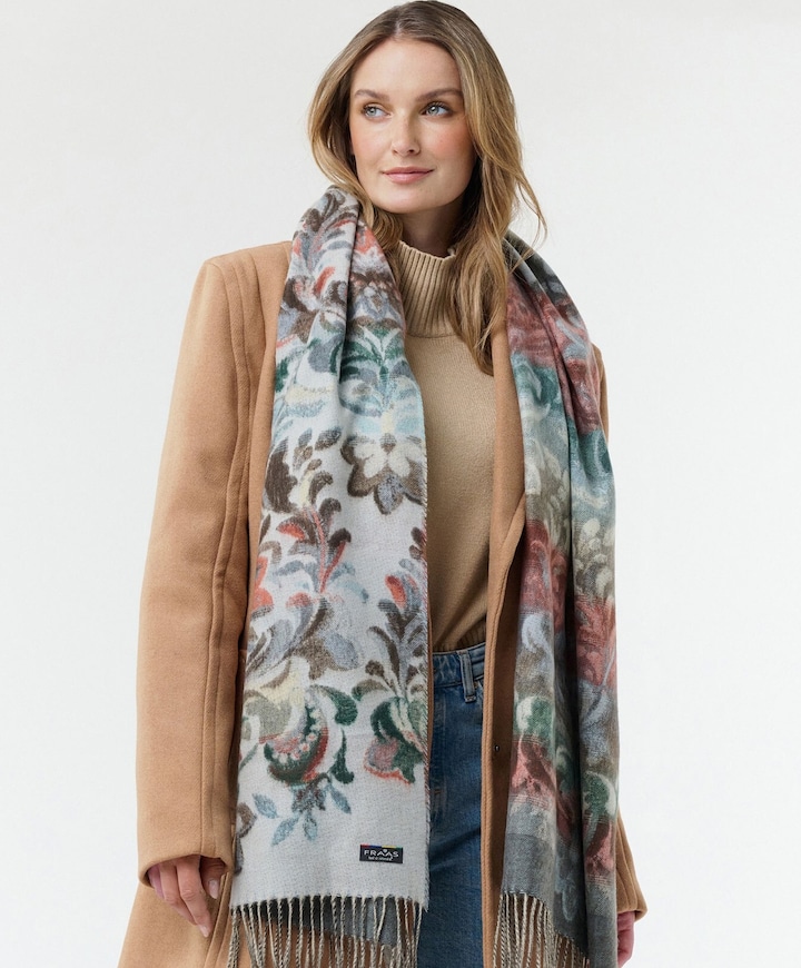 Dames sjaal blauw