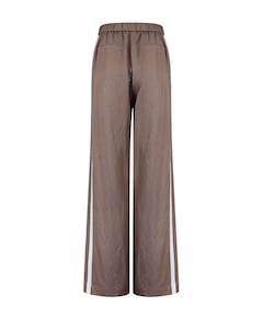 Pant contrast dames broek beige