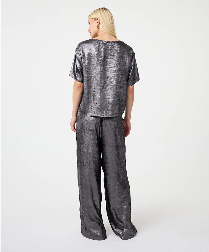 Dames t-shirt zilver