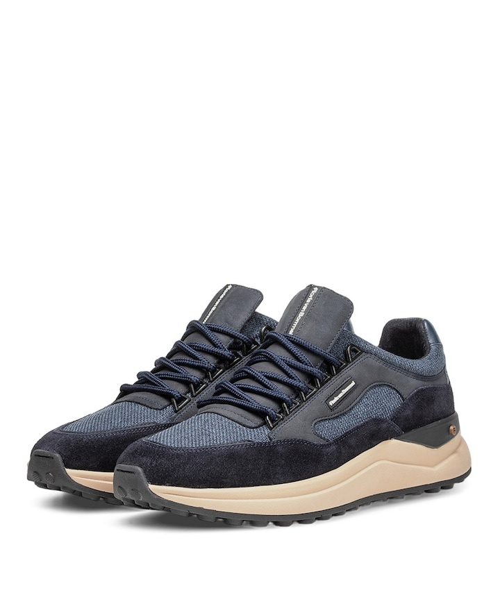 heren veterschoenen blauw