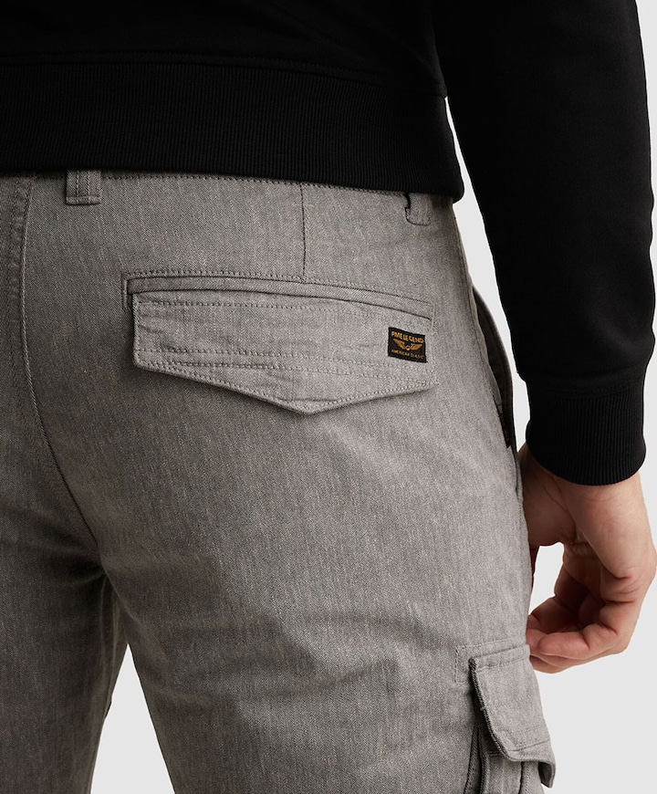 NORDROP CARGO 3.0 GREY INDIGO WEFT heren broek grijs
