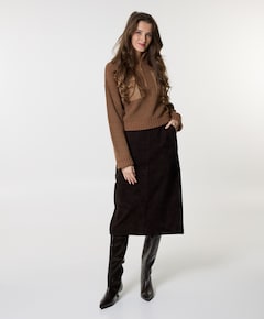 Dames rok bruin
