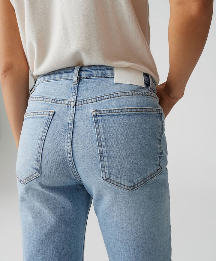 Lani twist dames jeans blauw