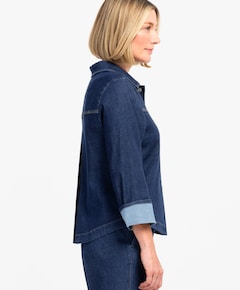 Dames blouse blauw