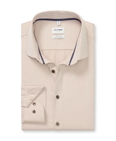 Overhemd lange mouw bruin