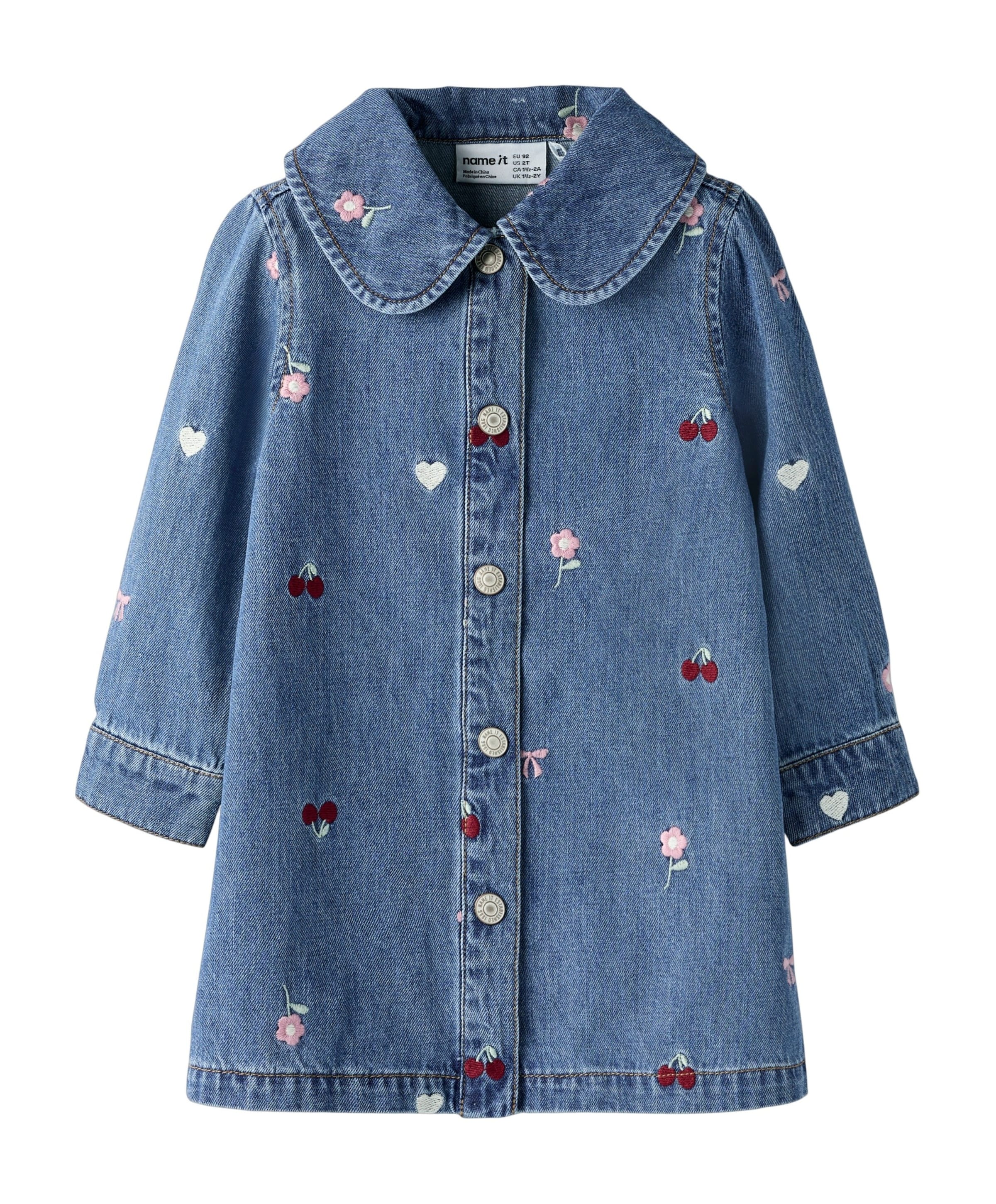 Meisjes jurk blauw