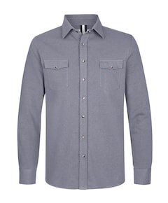 Heren overshirt blauw