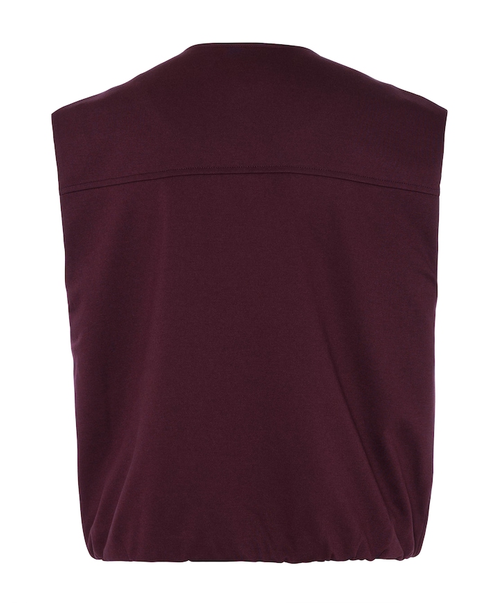 Dames gilet bordeaux