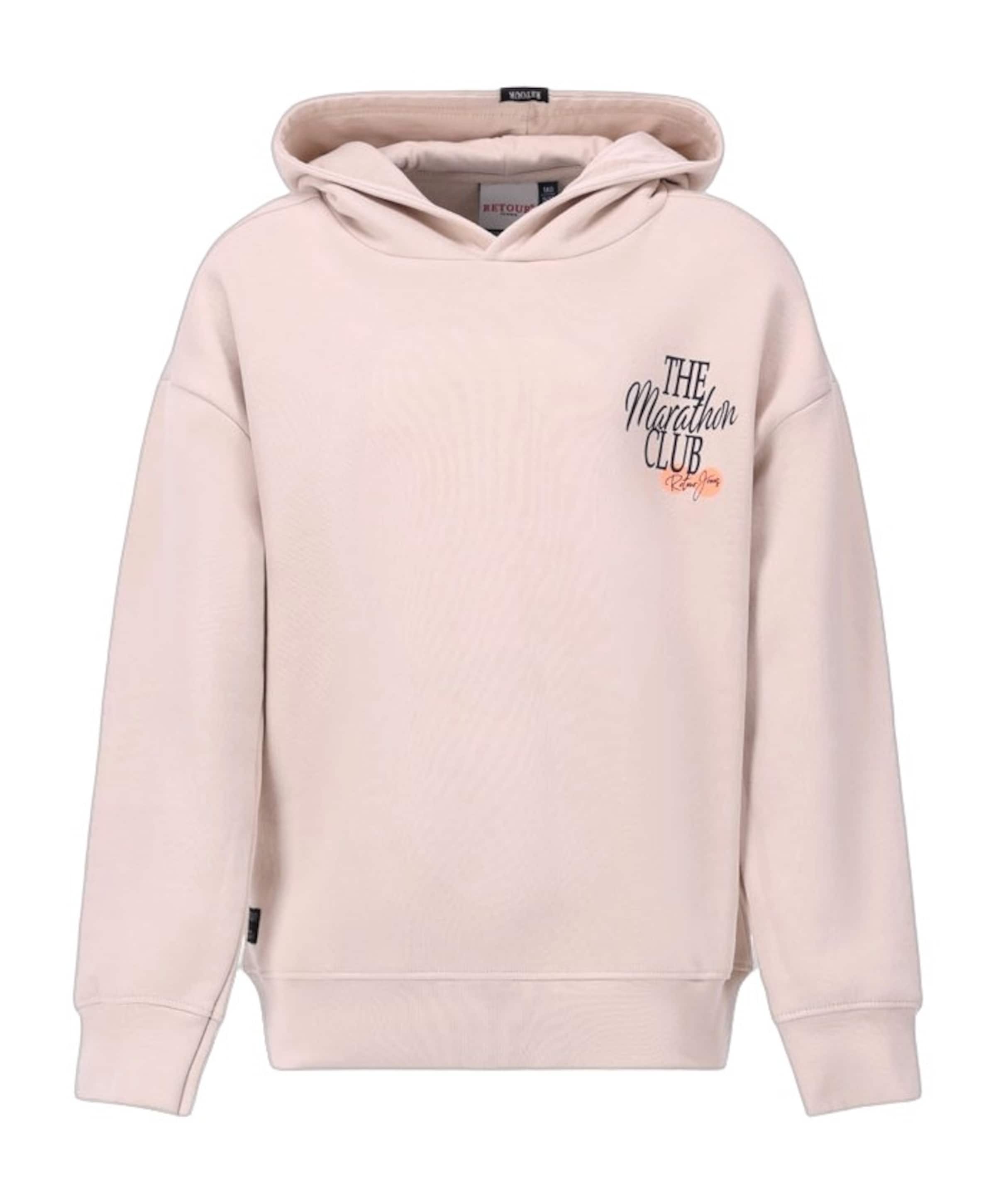 Jongens hoodie ecru