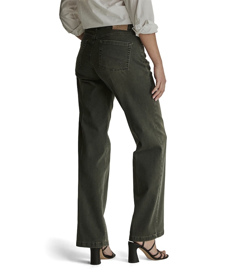 Eve dames jeans groen