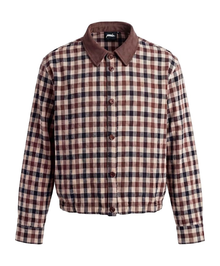 Dames blouse bruin