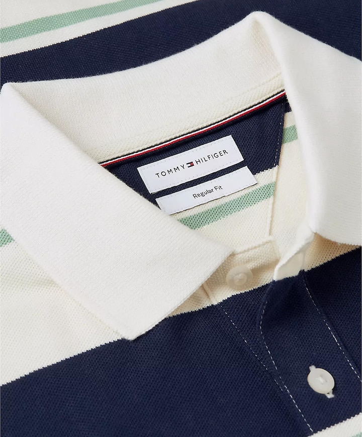 Heren polo beige