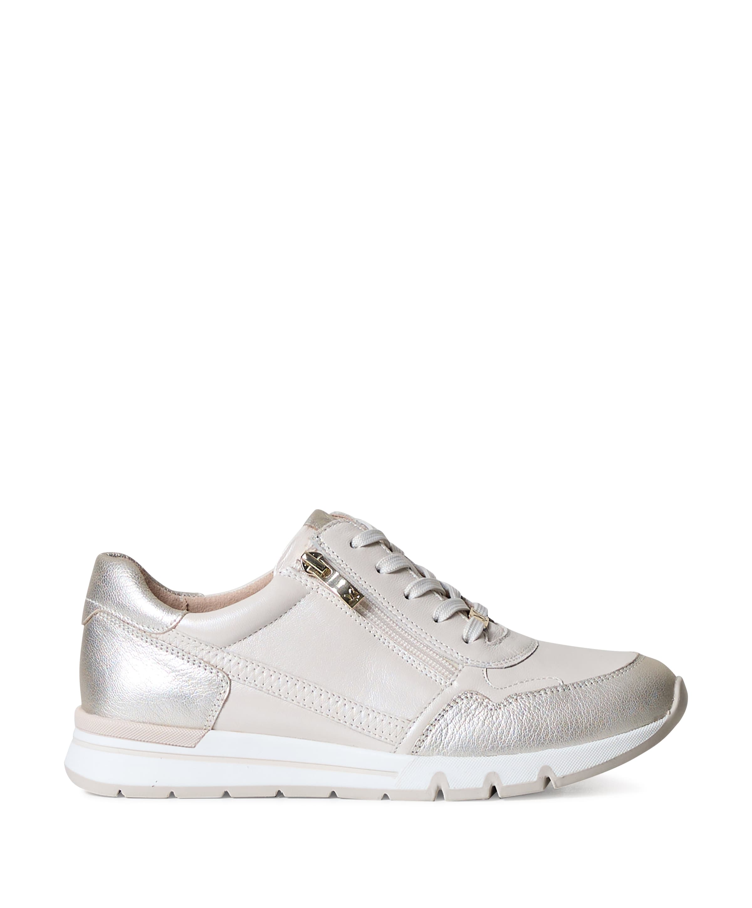 Women Lace-up dames sneakers beige