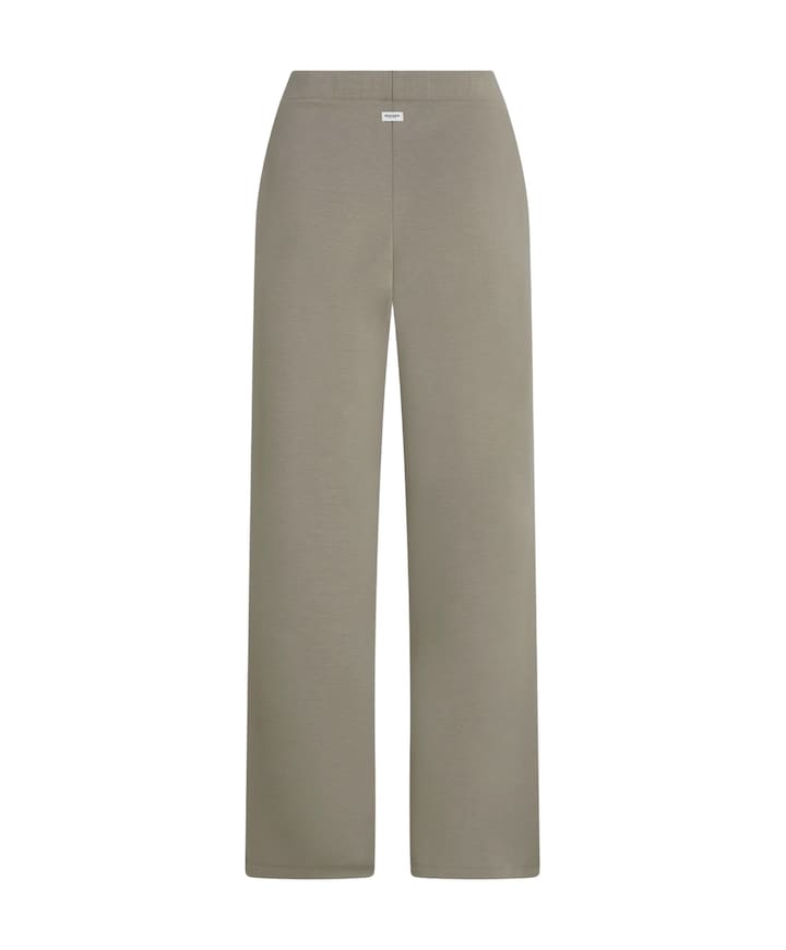Stripe dames broek beige
