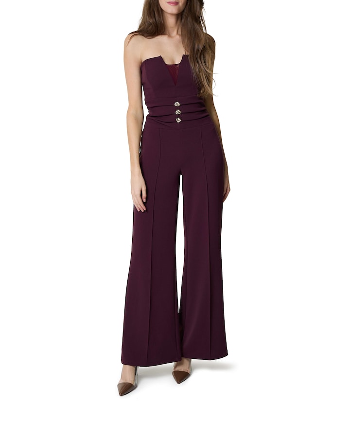 jumpsuit bordeaux