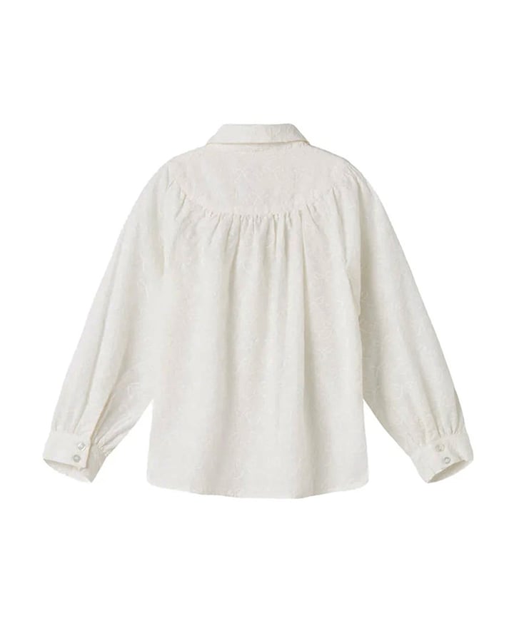 Blouse lange mouw wit