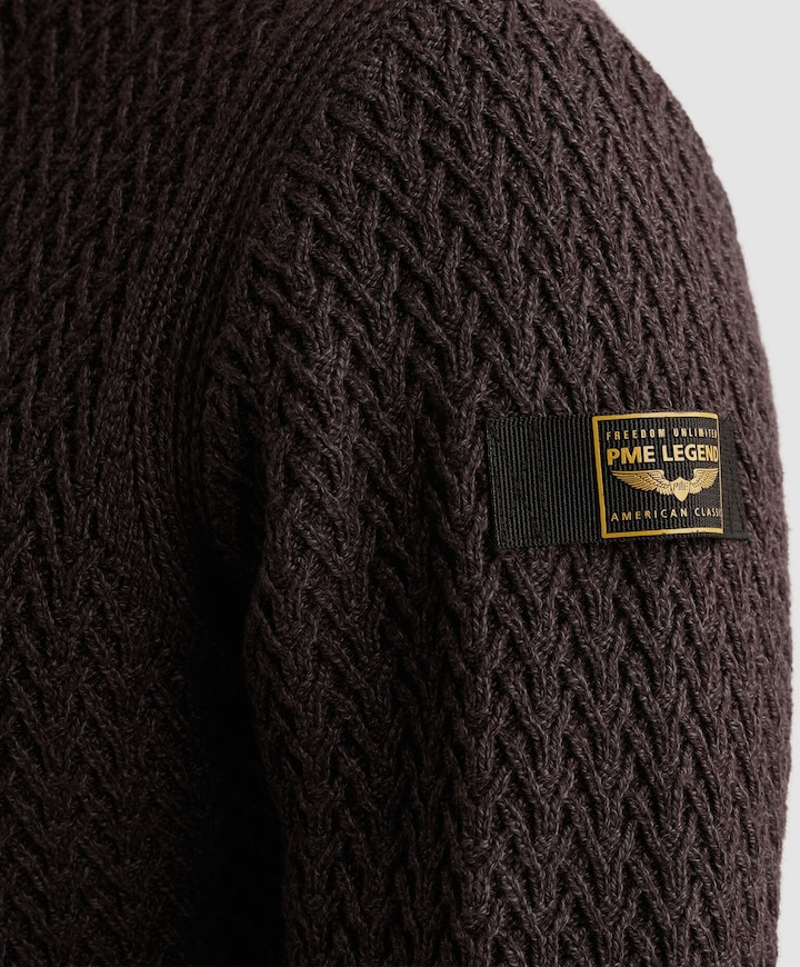 Heren trui bordeaux