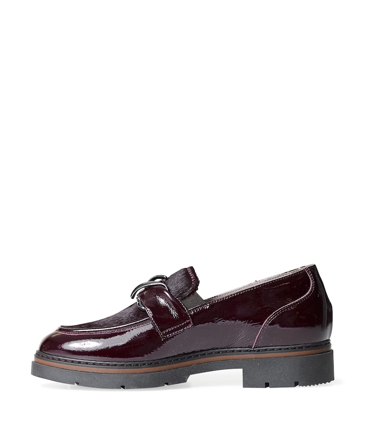 dames loafers bordeaux