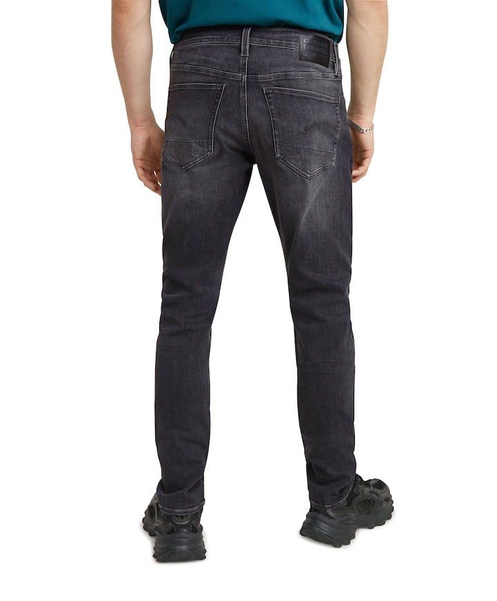 3301 Slim jeans zwart