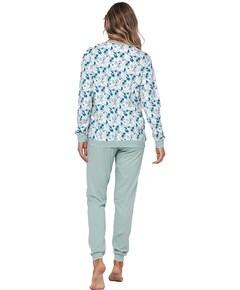 Dames pyjamaset groen