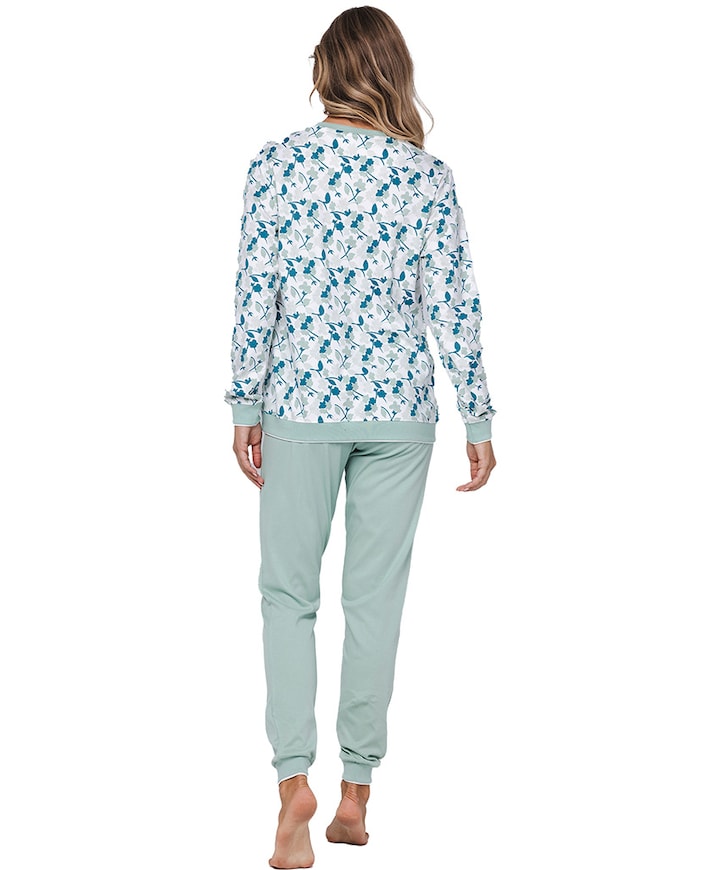 Dames pyjamaset groen