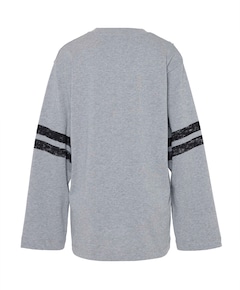 Dames longsleeve grijs