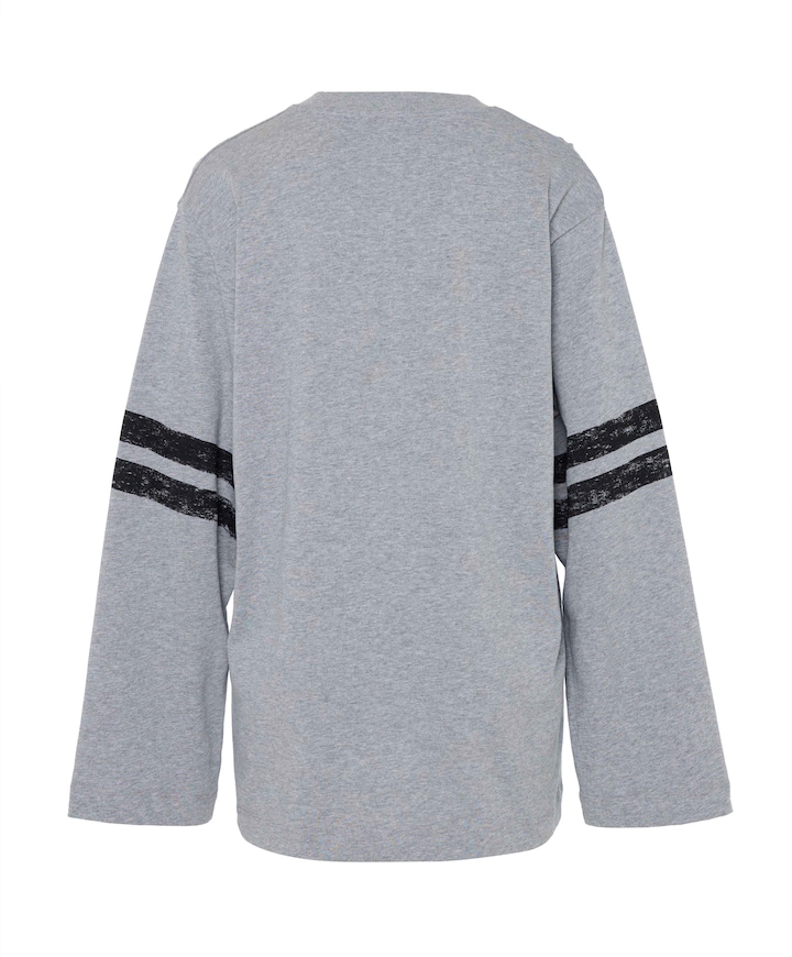Dames longsleeve grijs