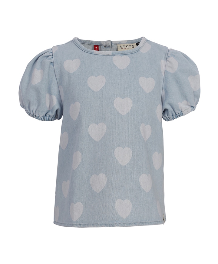 Meisjes top blauw