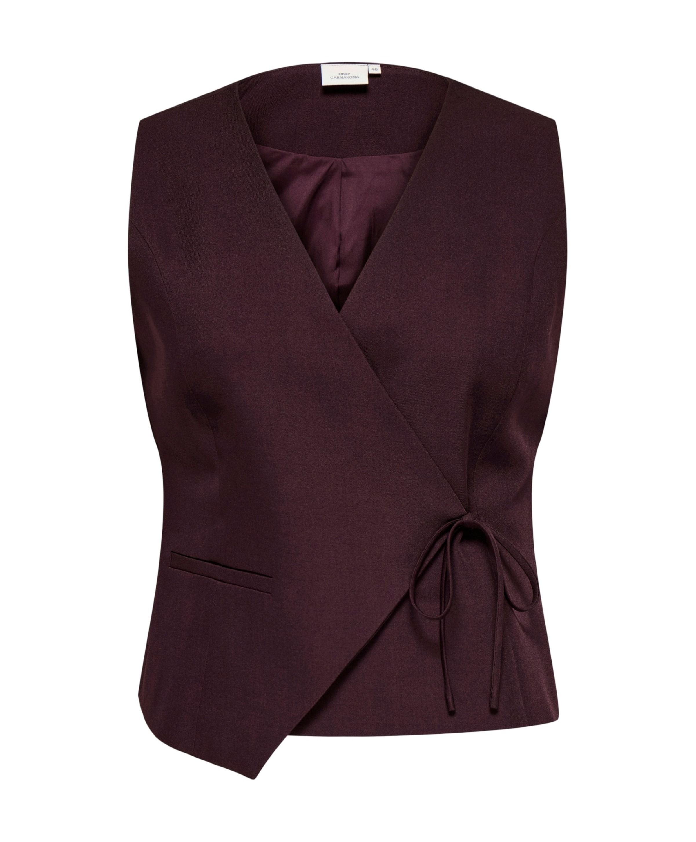 Dames gilet bordeaux