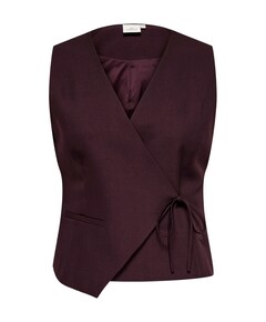 Dames gilet bordeaux