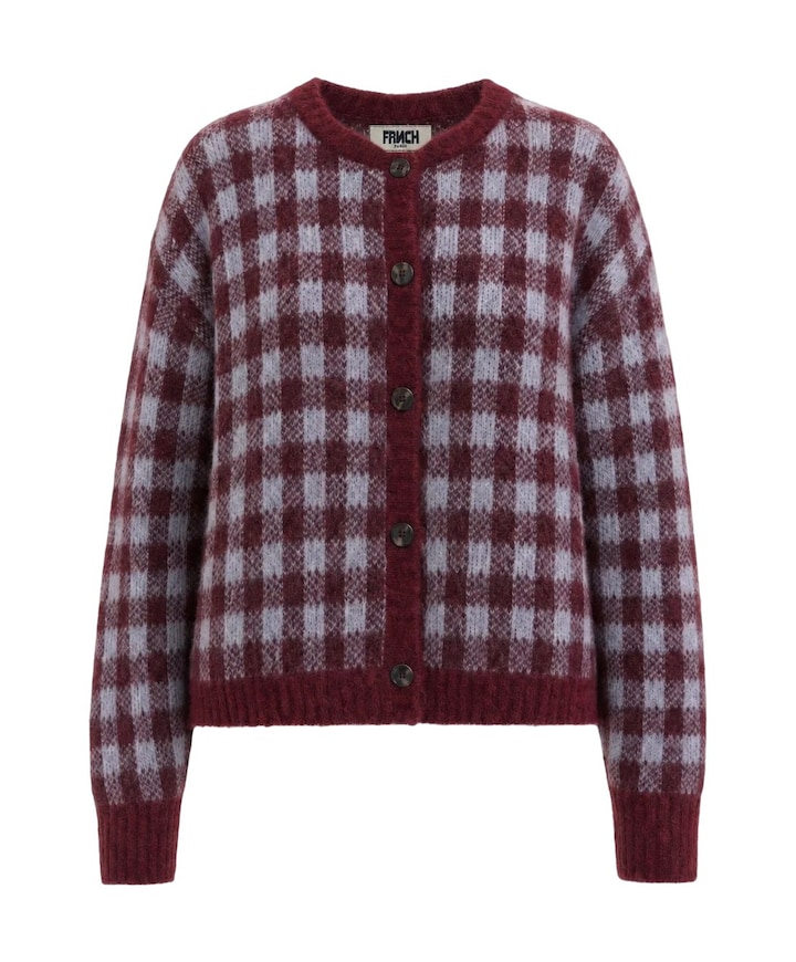 Dames vest bordeaux