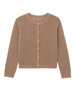 Meisjes vest bruin