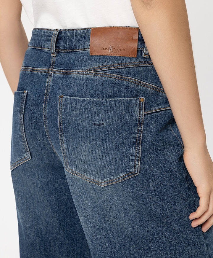 sportiv dames broek blauw