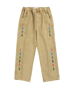 Twill uniseks jeans  beige