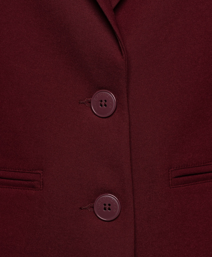 Dames blazer bordeaux