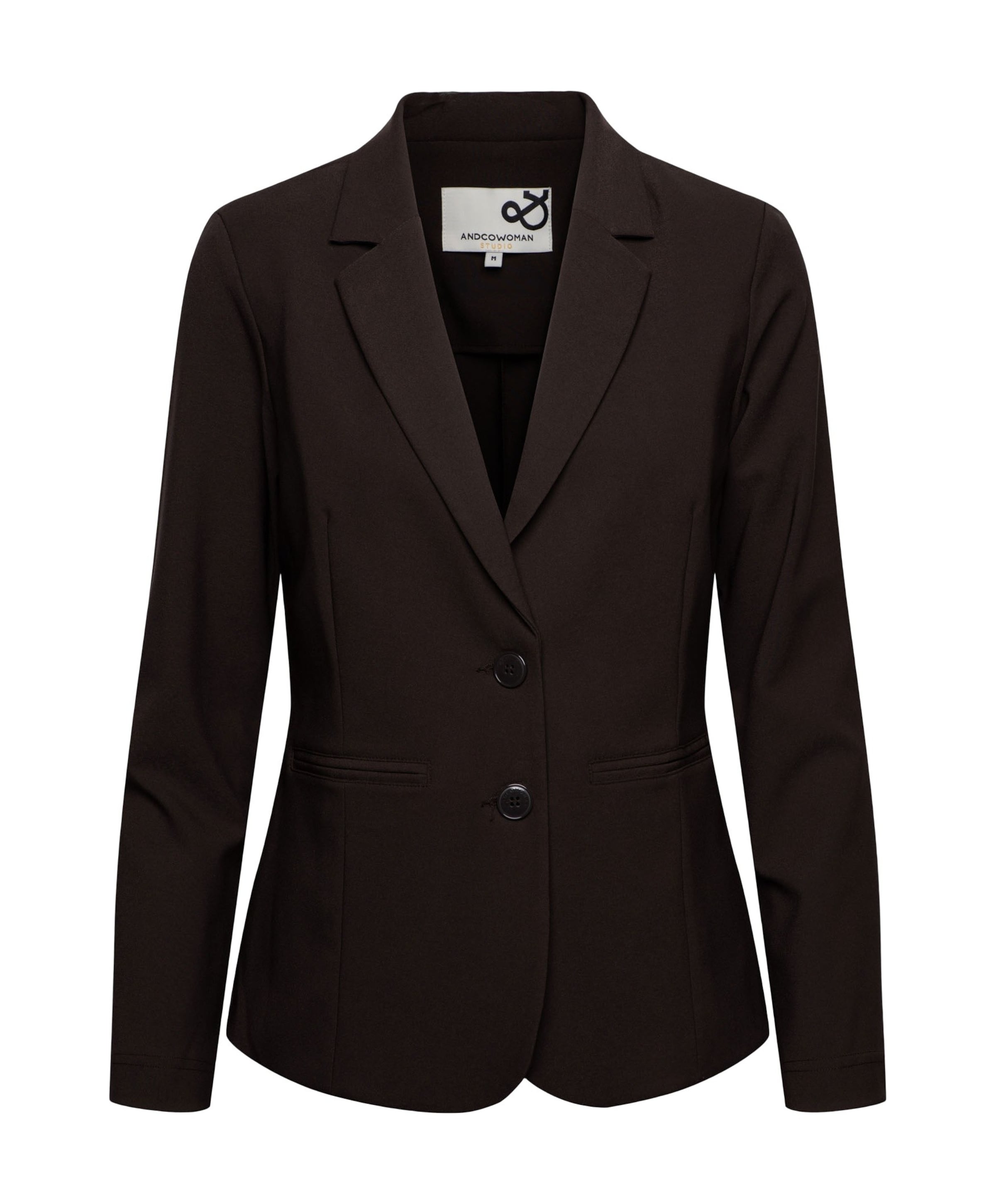 Dames blazer bruin