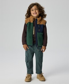 Jongens bodywarmer groen