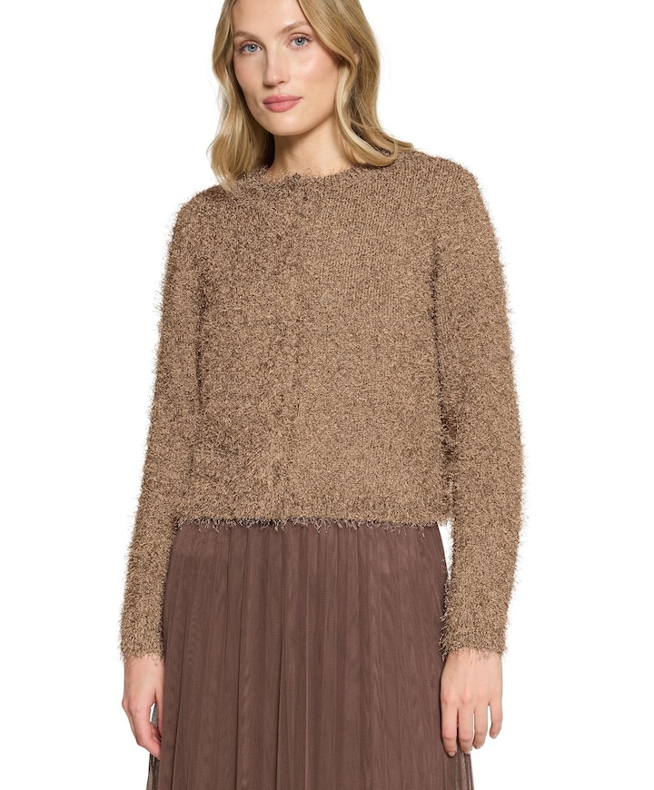 Dames vest bruin
