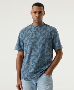 Heren T-shirt blauw