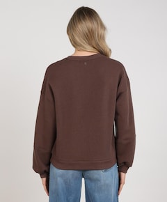 Dames sweater bruin