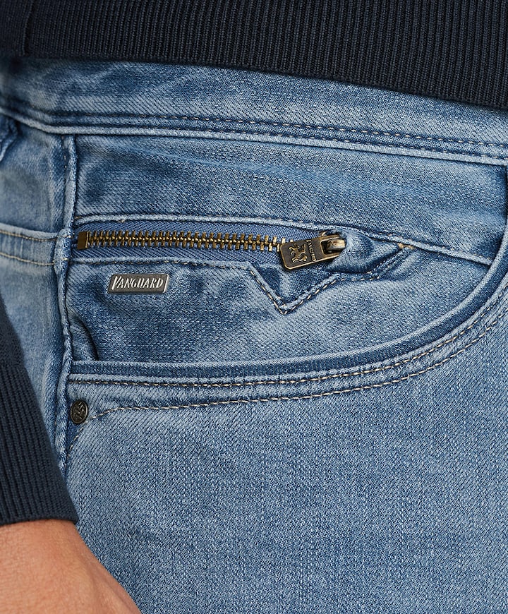 V850 RIDER STEEL INDIGO TINT heren jeans blauw