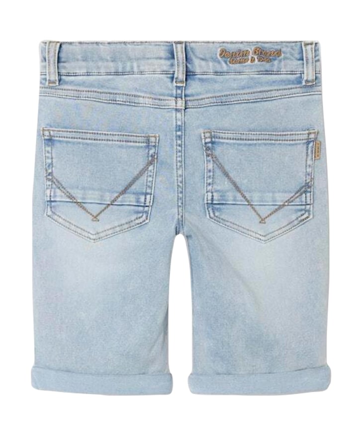 NKMTHEO DNMCLAS LONG SHORTS jongens korte broek blauw