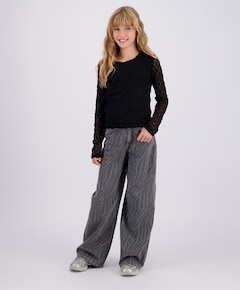 Meisjes longsleeve zwart